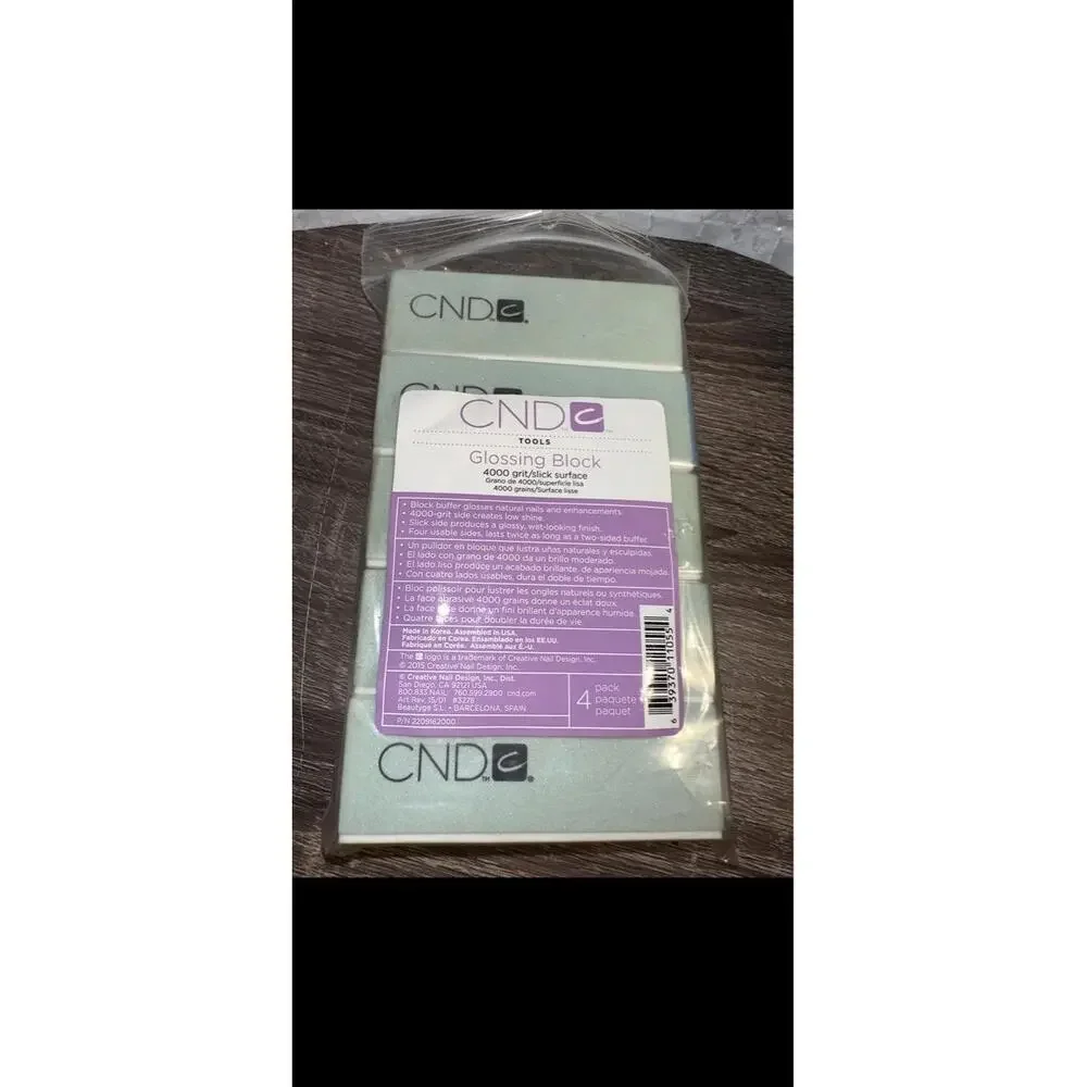 CND 4000 Grit Glossing Blocks Nails nail‎ block file